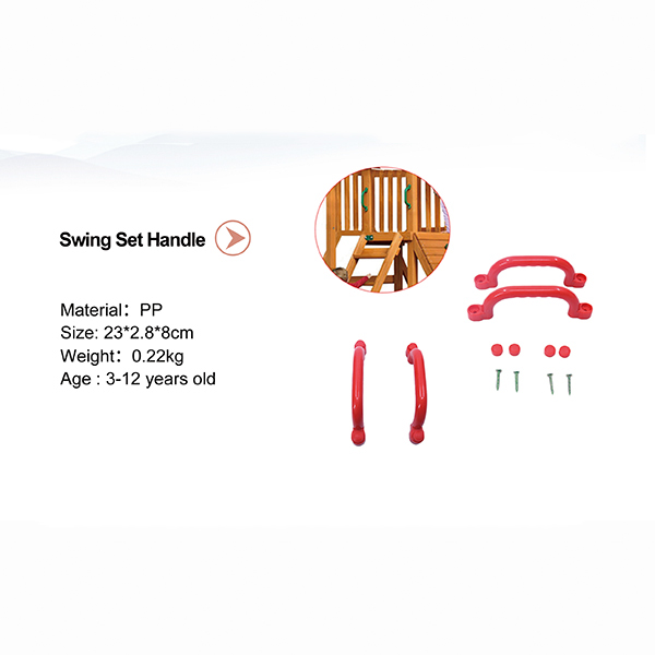 Swing set handle